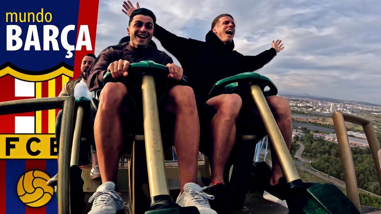 BARÇA | Así fue el FIESTÓN de celebración de los jugadores del FC BARCELONA en PortAventura World