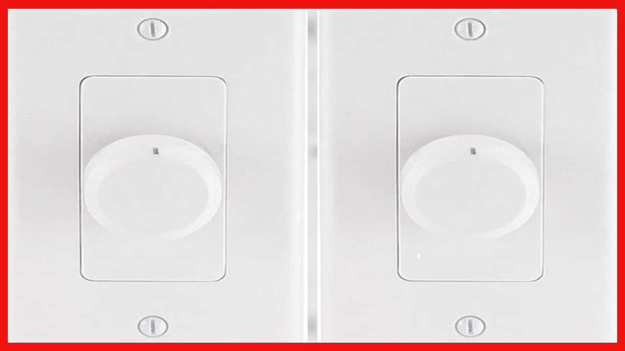 MVR-75 Rotary Wall Plate Volume Control for Home Speaker Systems