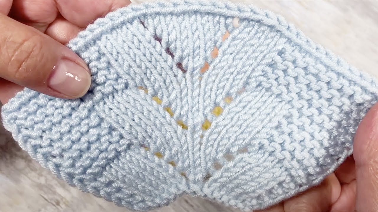 V花插肩加针法教程，棒针技巧之加针方法，可以用来织袖子 How to Knit Left & Right Lifted Increases - Increase Knitting Stitch