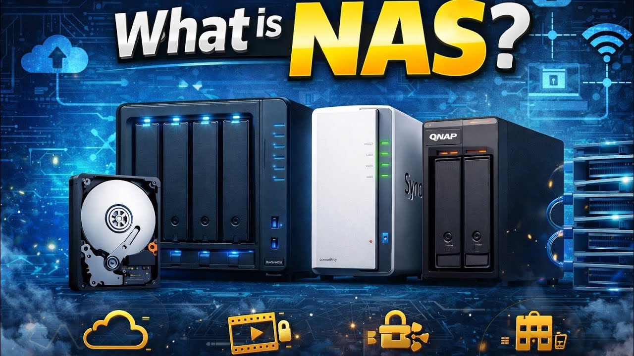 What is NAS? 🤔Your own private cloud at home! ☁️💾Storage, backup & media server in one box 🔥