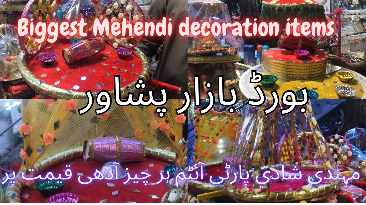 Biggest Mehendi Decoration Items ||Mehendi Decoration||Dholki Decoration Ideas
