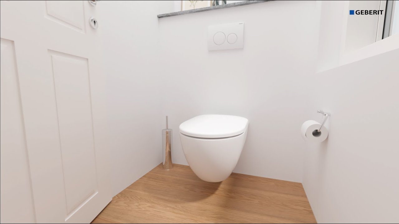 Installation du Pack WC suspendu Geberit G-700 TurboFlush par Geberit
