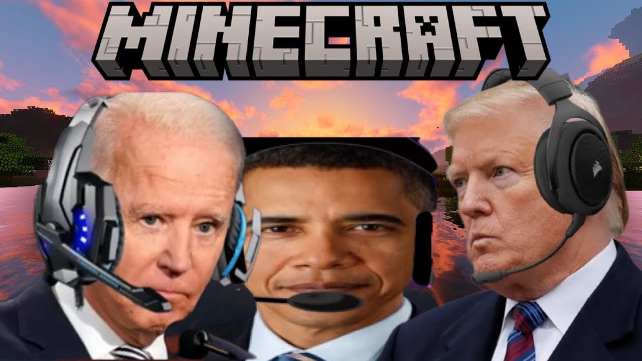 US PRESIDENTS PLAY MINECRAFT!?