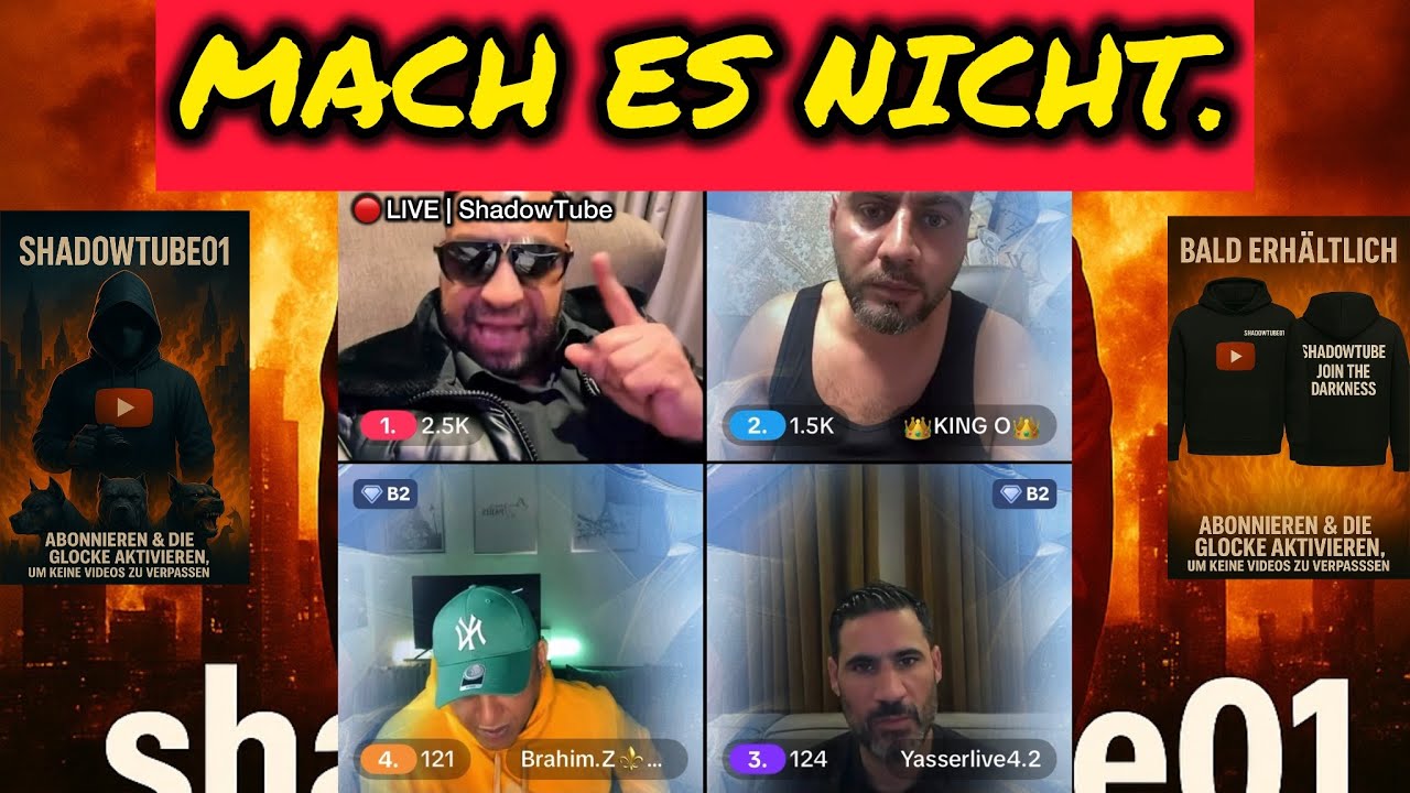 🔴 LIVE | Kürt Ibo sagt einen Satz, der alles kippt – King O stoppt Brahim vor dem Kampf 😳🔥