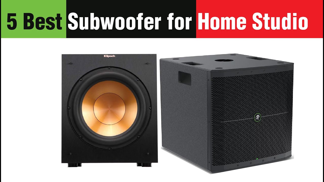 Best Subwoofer for Home Studio in 2025 (Updated)