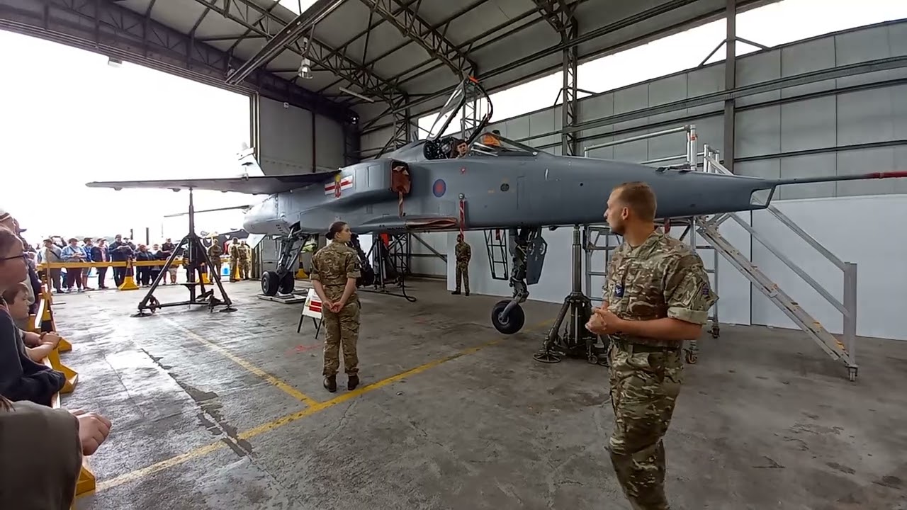 RAF Jaguar hydraulic test - Cosford airshow 2022