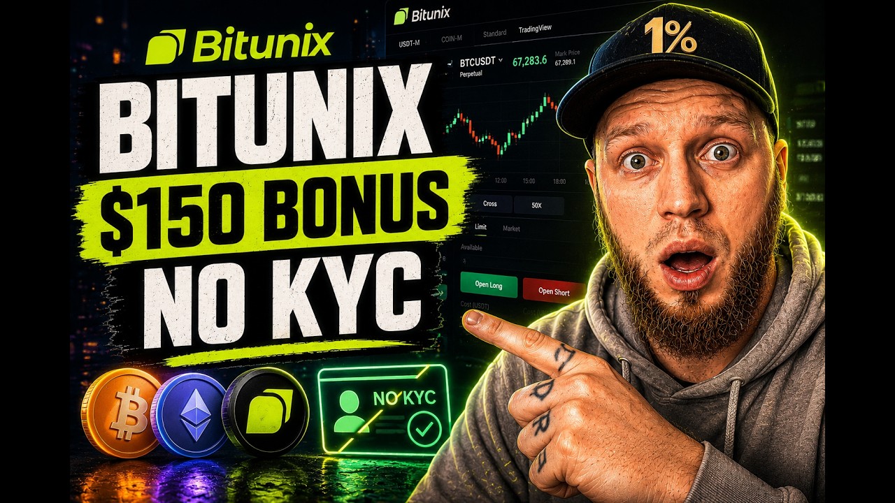 Bitunix Tutorial for Beginners 2026: How to Deposit & Trade Crypto withh no KYC