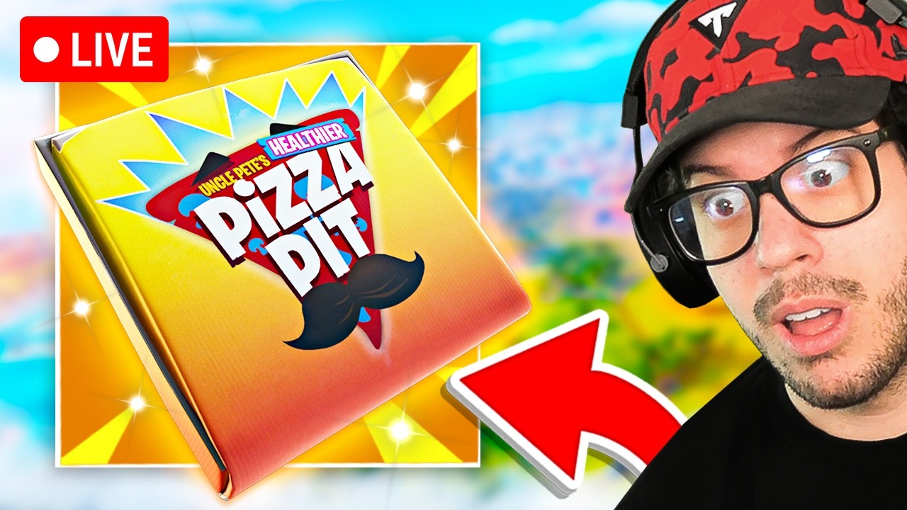 🔴 LIVE! - NEW UPDATE *SLAPPERONI PIZZA* in FORTNITE!