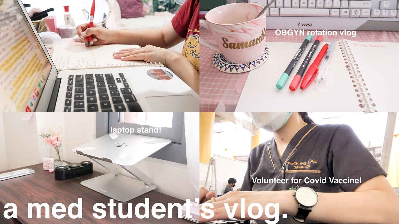 🥑 Waking up at 5am, OBGYN Rotations, preparing for GrandRounds, Volunteer | med school vlog