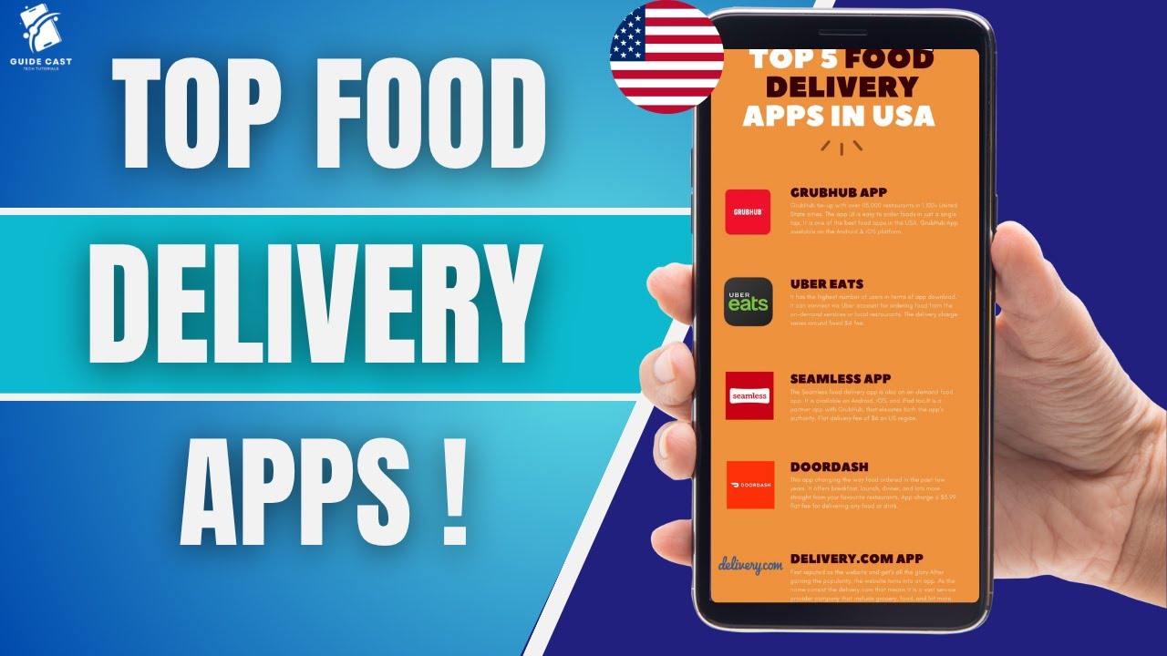 Best Food Delivery Apps in the US Ranked for 2025 | Order from Best !