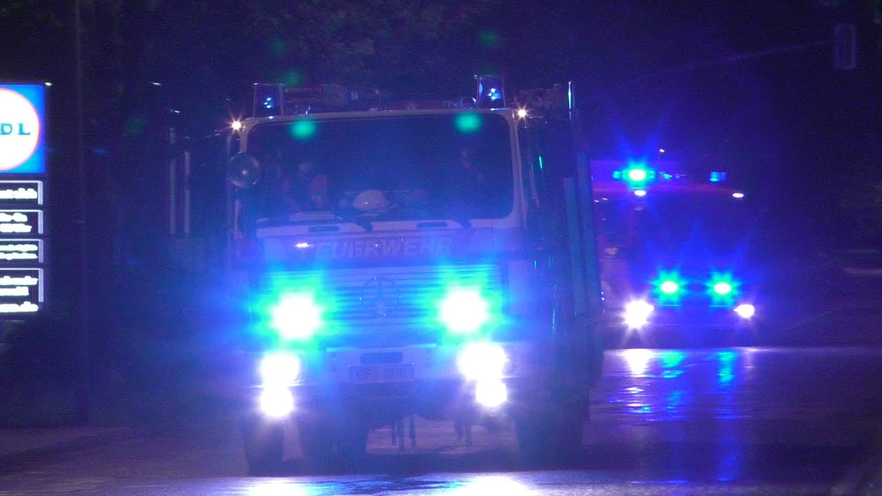 [Unwetter Neu-Isenburg] Einsatzfahrten der Feuerwehr und DRK