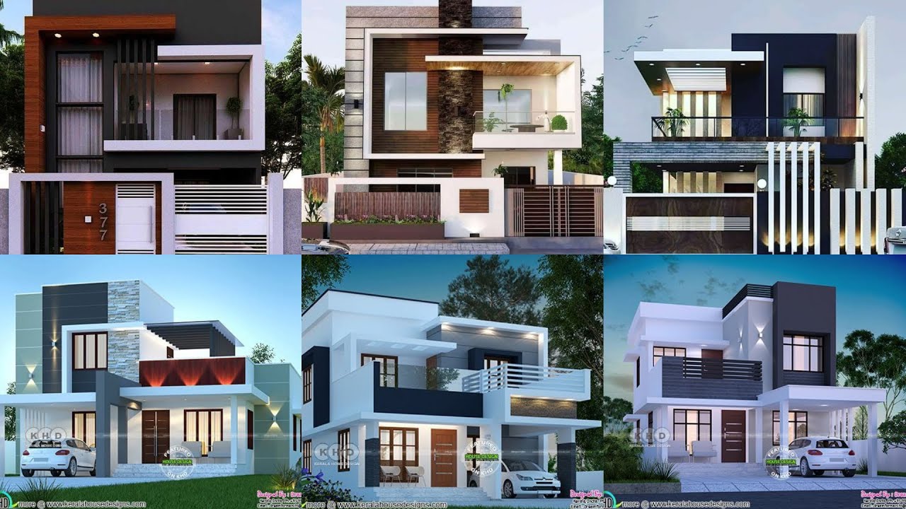 TOP 15 Modern Elevation Designs for Double floor house | 2 Floor House Elevation india #HouseDesigns