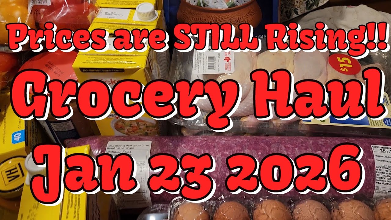 Groceries Jan 23rd 2026
