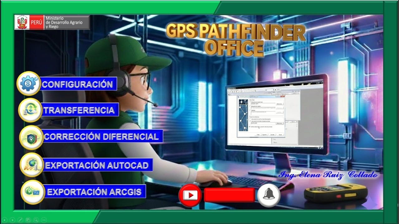 #PODCAST# CONFIGURACIÓN-TRANSFERENCIA DE DATOS-CORRECCIÓN DIFERENCIAL-EXPORTACIÓN - GPS PATHFINDER