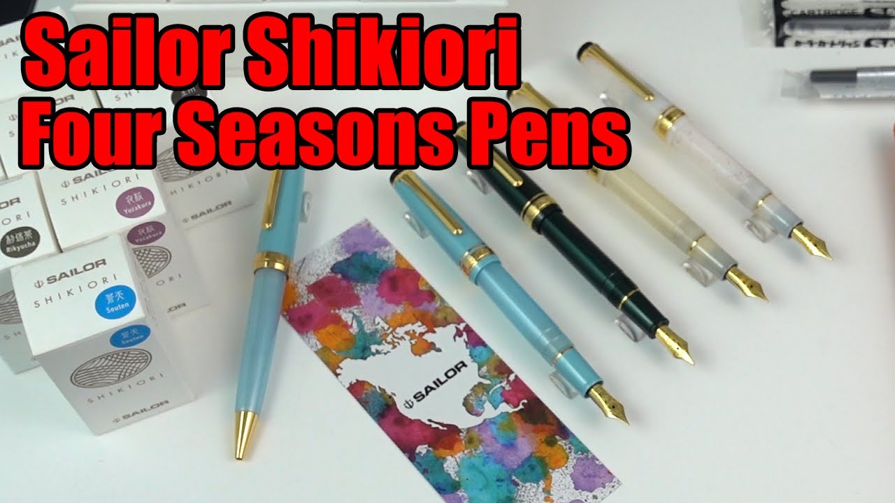 A quick look - Sailor Pro Gear slim Fountain Pen - Shikiori - Four Seasons Pens