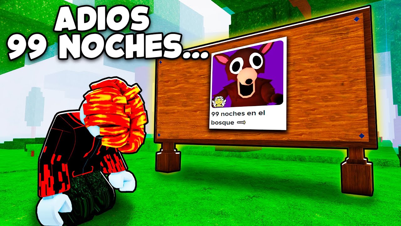Adios 99 NOCHES en el BOSQUE, Roblox lo ARRUINO...