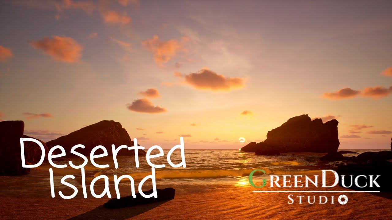 🏝️ A Day on a Deserted Island | Ambient Passage of Time by the Sea