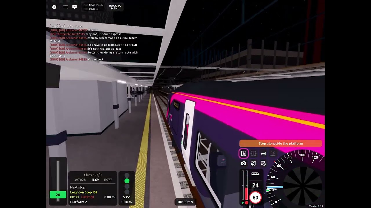 Roblox Stepford County Railway Stepford Express on longest route.