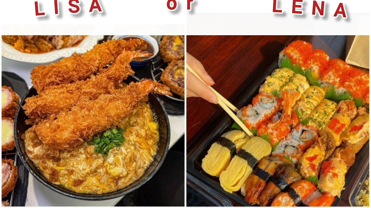 Lisa or Lena Food #12 🍟🍕🌯🍣🍢