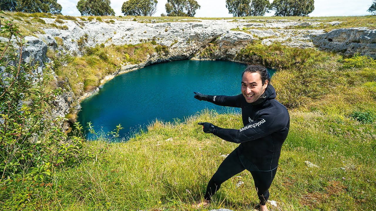 WOW! Unknown Sinkhole in the Middle of a Farm