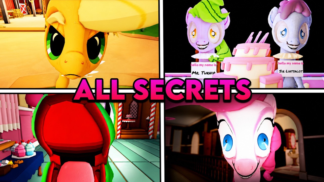 PINKIE PROMISE: All Secrets & Badges - Roblox