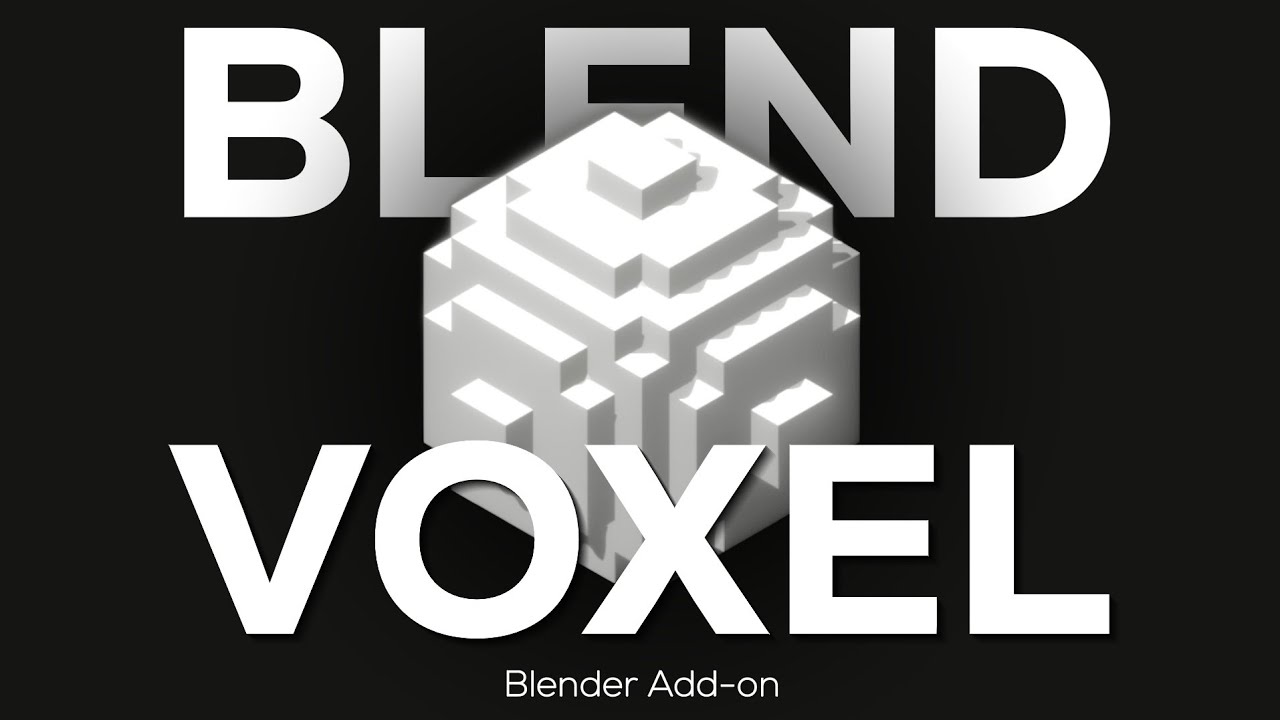 BLENDVOXEL - A BLENDER ADD-ON FOR VOXEL ART | QUESTION SPOT