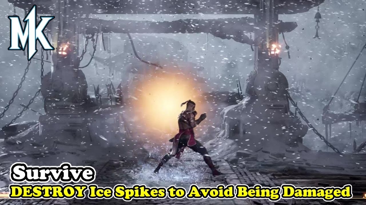 Survive DESTROY Ice Spikes to Avoid Being Damaged and Frozen in Rampart Season 3 Mortal Kombat 1