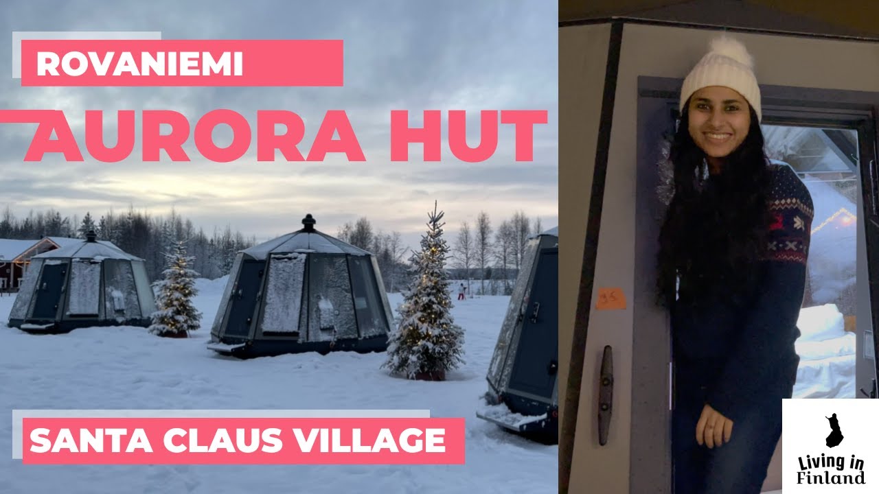 Igloo Aurora Hut in Santa Claus Village Rovaniemi Lapland Finland