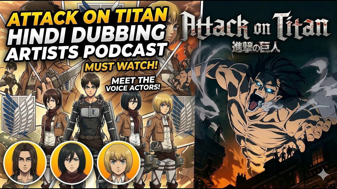 Attack on Titan: Hindi Dubbing Artists | Dub Of Delhi