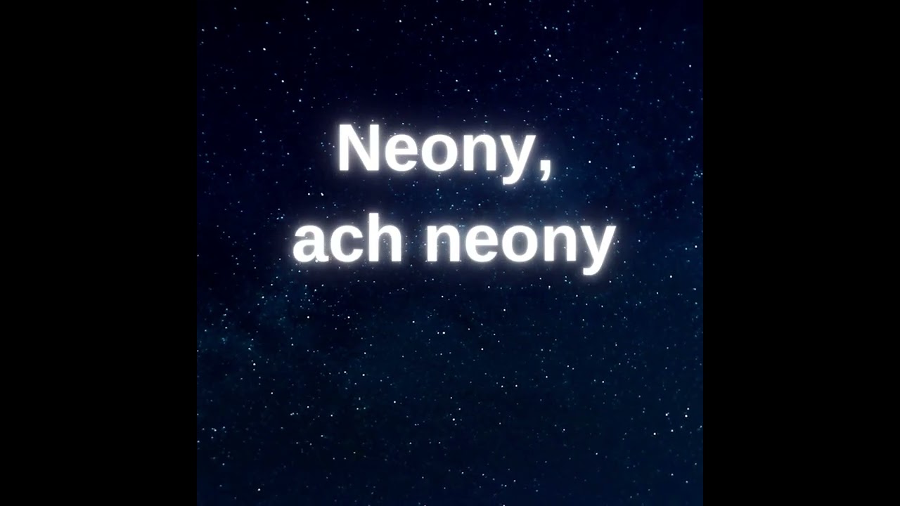 Neony, ach neony