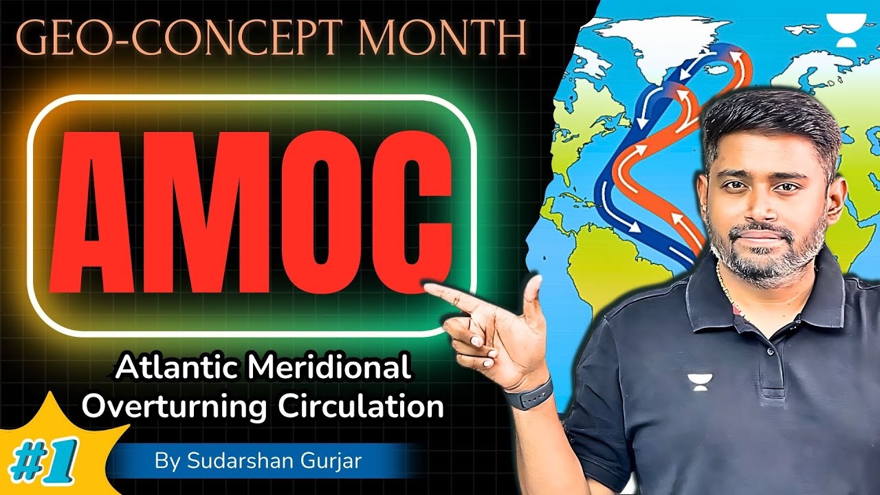 Atlantic Meridional Overturning Circulation (AMOC) | Geography Concept by Sudarshan Gurjar | UPSC
