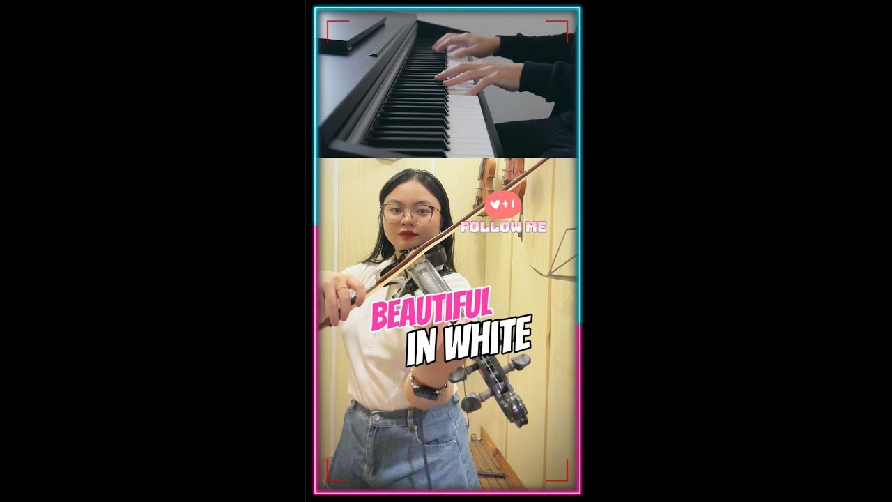 Beautiful In White. violin by B&eacute; La Violin