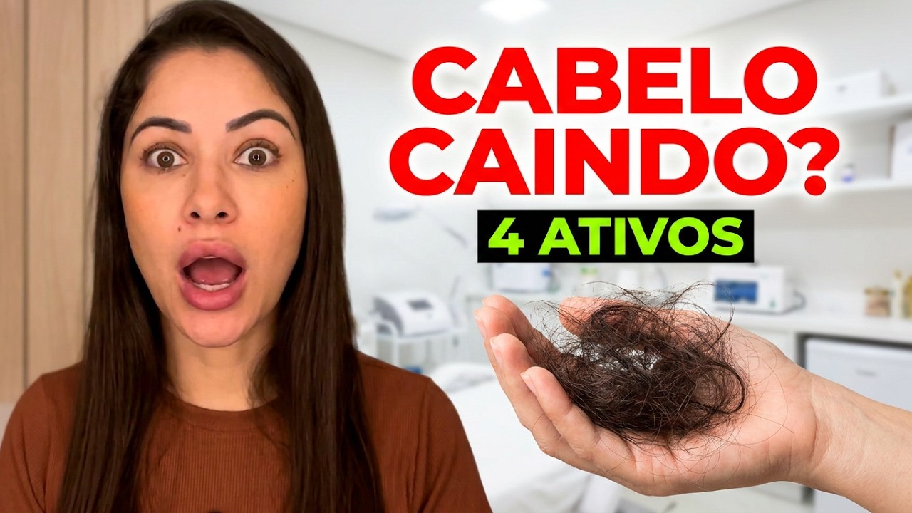 4 Ativos Manipulados Que Eu Prescrevo Tratamento de Queda Capilar!