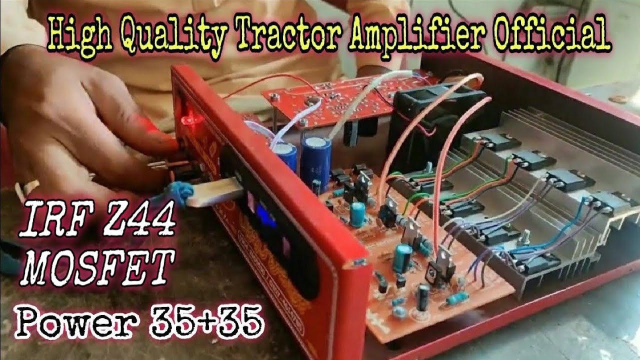 35+35 power tractor tape amplifier professional official amplifier 🚜 sound speaker for details