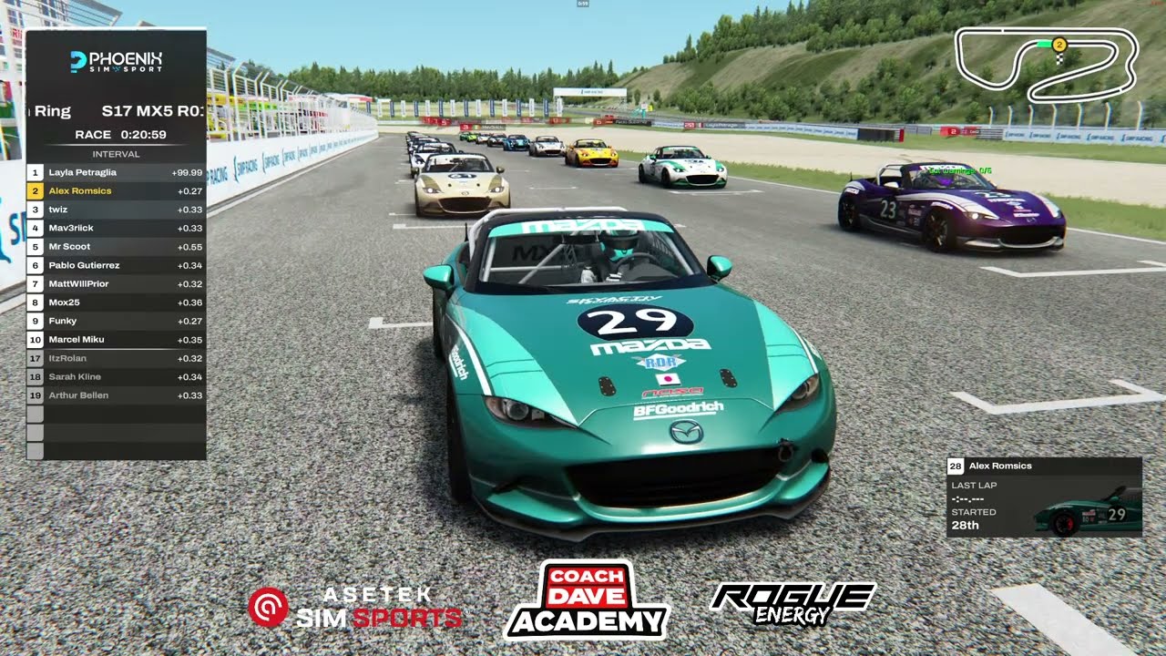 S17 | Mx5 CUP - KAZAN RING | Phoenix SimSport Full Stream