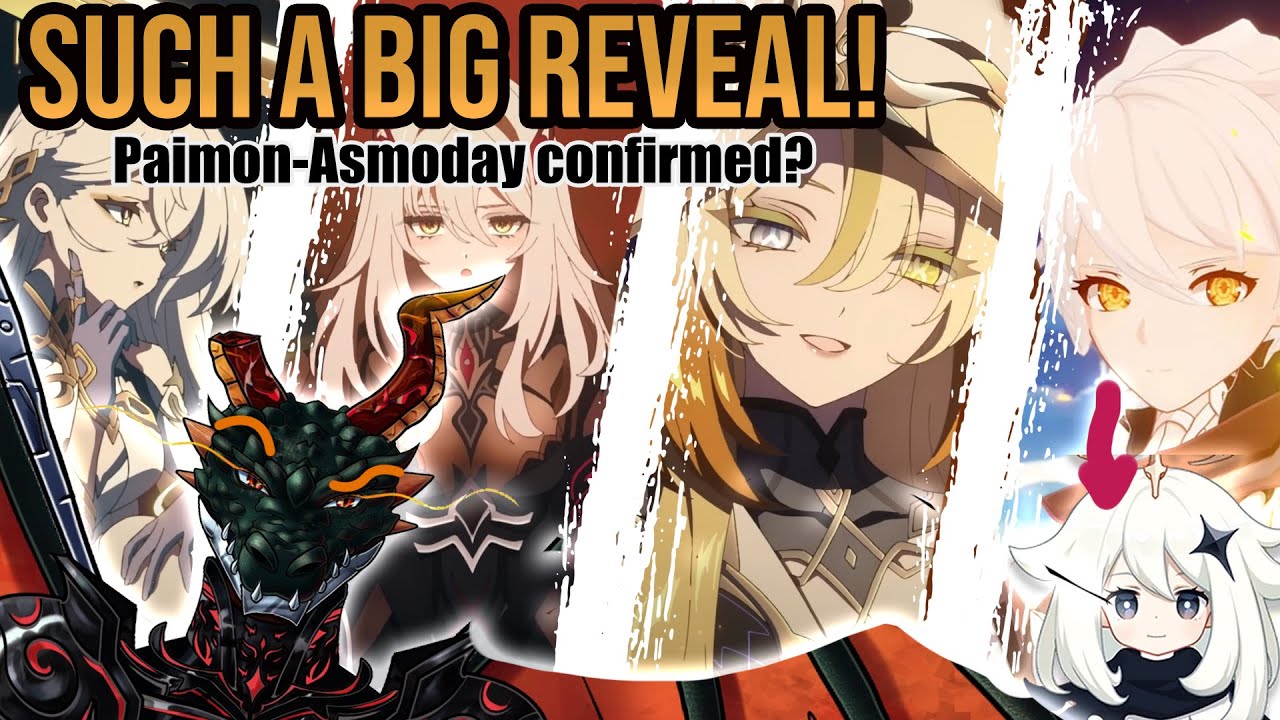 The Shades Revealed! Is Paimon Actually Asmoday |  Genshin Lore Theory