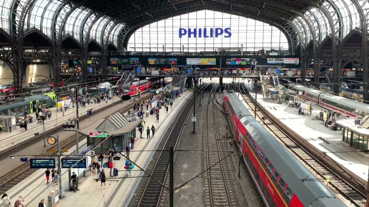 Hamburg Hauptbahnhof | Der Zugverkehr am HH Hbf. / TS-HH