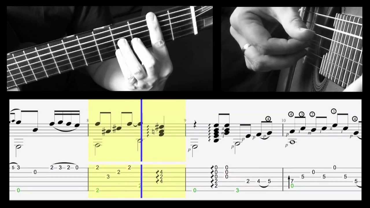 TUTO - PIENSA EN MI (intro) - Tablature