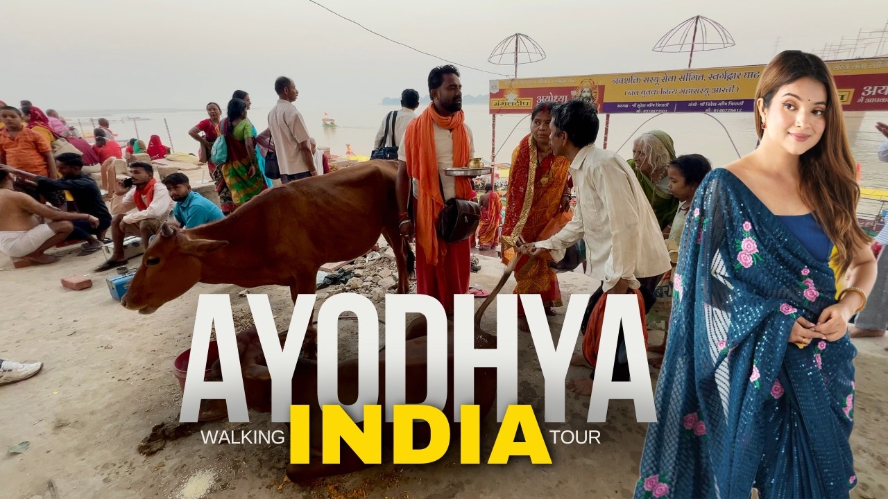Experience the REAL AYODHYA INDIA in 2024! Walking Tour at Ghaghara river