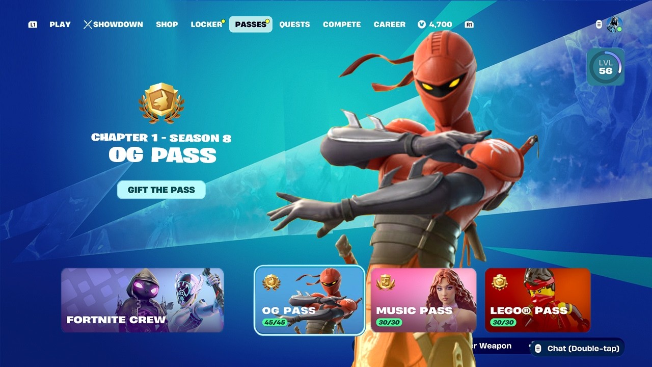 Как получить боевой пропуск OG Chapter 1 Season 8 БЕСПЛАТНО в Fortnite! Бесплатный Макс Трейс!