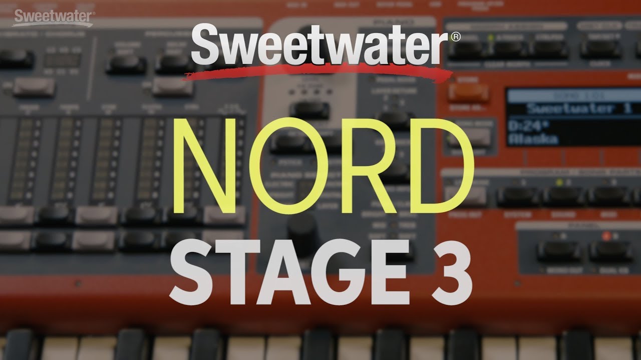 Nord Stage 3 88 Stage Keyboard Demo by Sweetwater