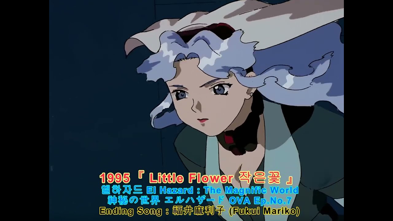1995 『 ちいさな花 : 작은꽃』신비의 세계 엘하자드「El Hazard The Magnificent World」Ep.No.7 天野由梨 Yuri Amano