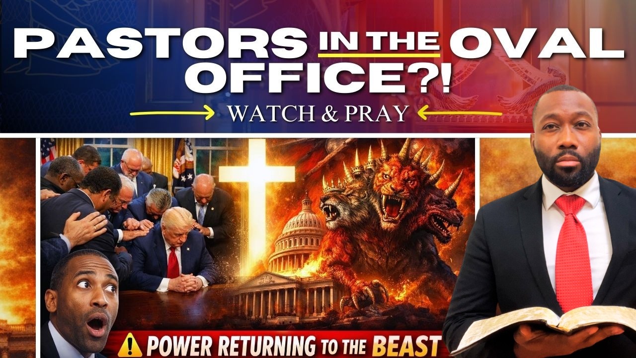 ⚠️ Pastors In The Oval Office?! Church Leaders Pray Over President As He Leads Nation Back To God!