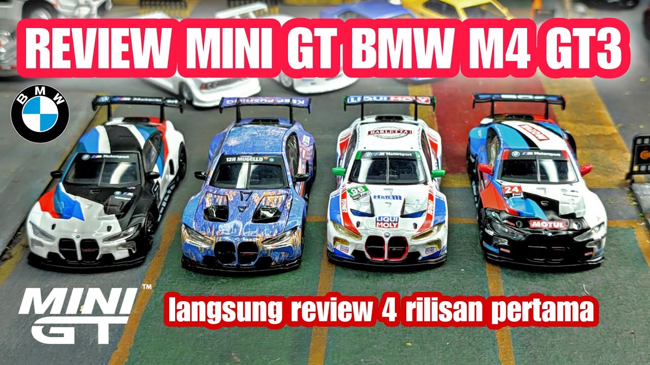 Review Mini GT BMW M4 GT3 langsung 4 rilisan pertama 🤣