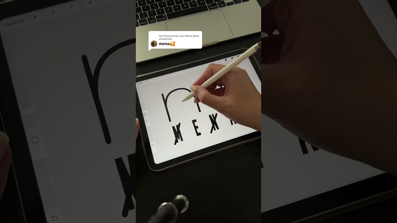 Boss Logo Design with ASMR: Create with Procreate #procreateapp #asmrsounds #letterlogo #tattooidea