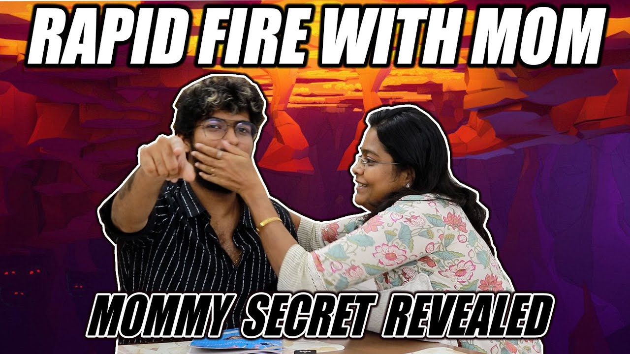 RAPID FIRE WITH MOM | MOM SECRETS REVEALED | Just Banana @momfluencer​