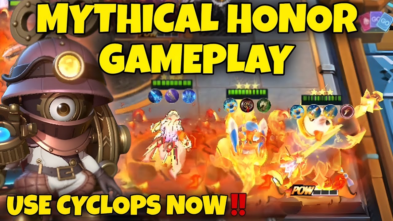CYCLOPS MYTHICAL HONOR GAMEPLAY | CYCLOPS MCGG MAGIC CHESS GOGO 