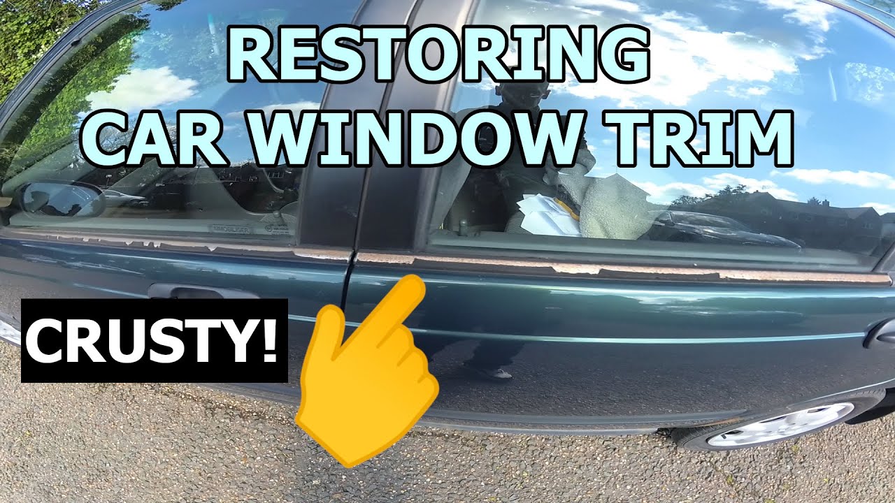 Restoring Rusty Car Window Trim on my Honda Civic MB