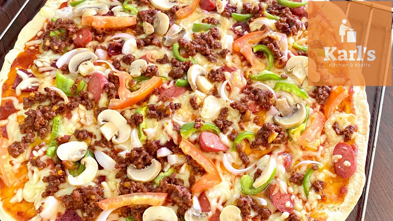 Homemade Pizza Dough from Scratch | Chili Con Carne Pizza |