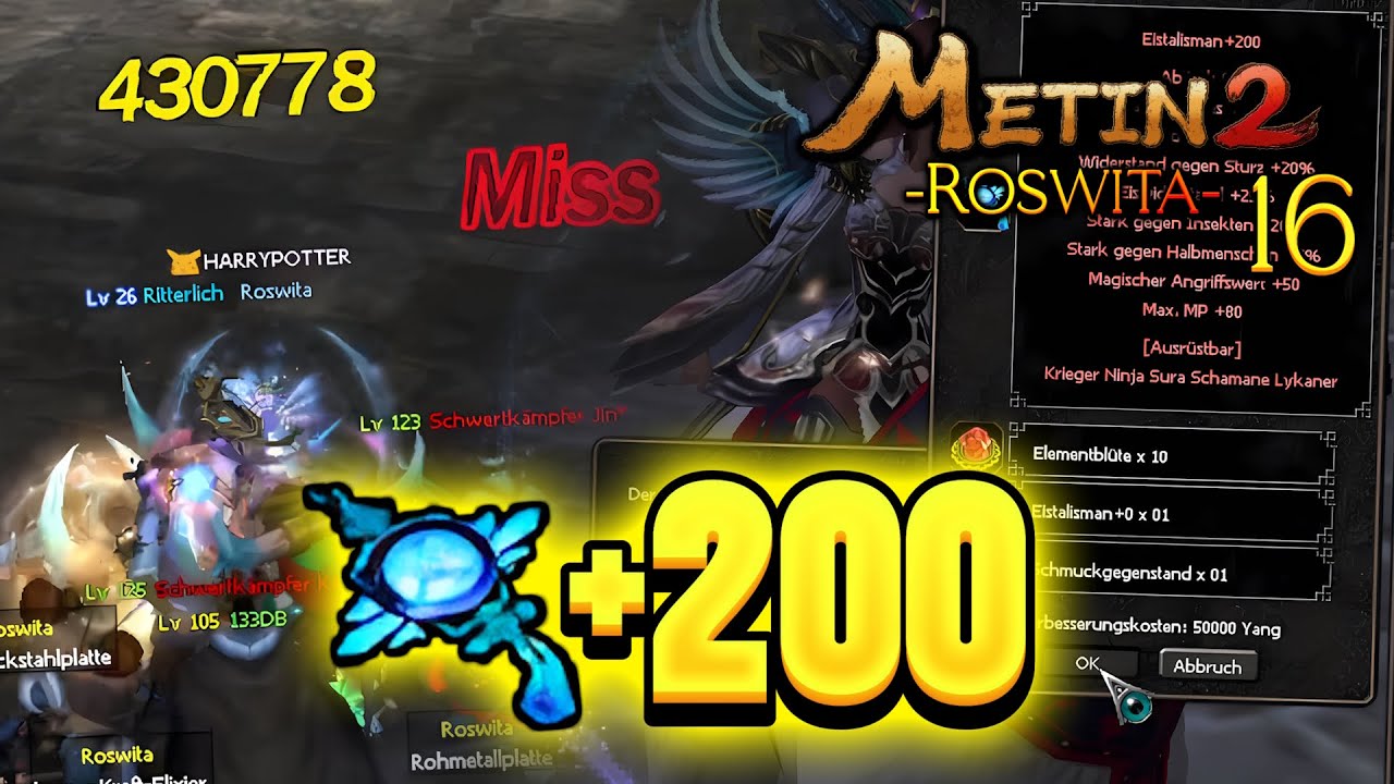 Metin2 xny1337 [16] - Eistali+200 / Crazy DMG-Tests & Hydra!